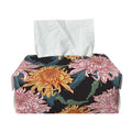 Japanese Chrysanthemum Pattern Print Rectangle Tissue Box Cover