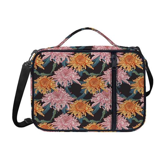 Japanese Chrysanthemum Pattern Print Shoulder Strap Bible Bag