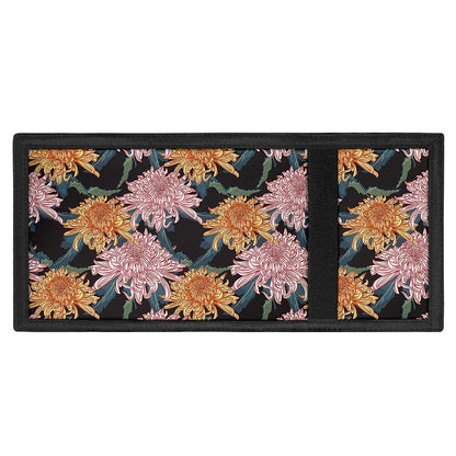 Japanese Chrysanthemum Pattern Print Trifold Wallet