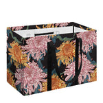 Japanese Chrysanthemum Pattern Print Utility Tote Bag