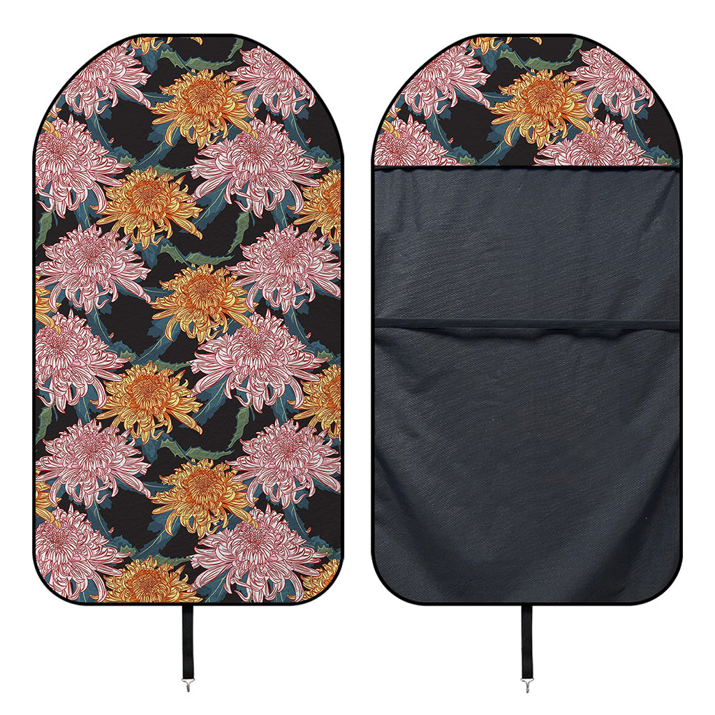 Japanese Chrysanthemum Pattern Print Waterproof Car Seat Cover