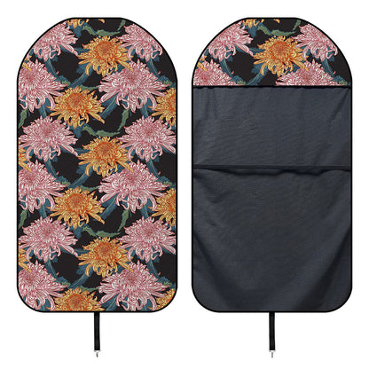 Japanese Chrysanthemum Pattern Print Waterproof Car Seat Cover