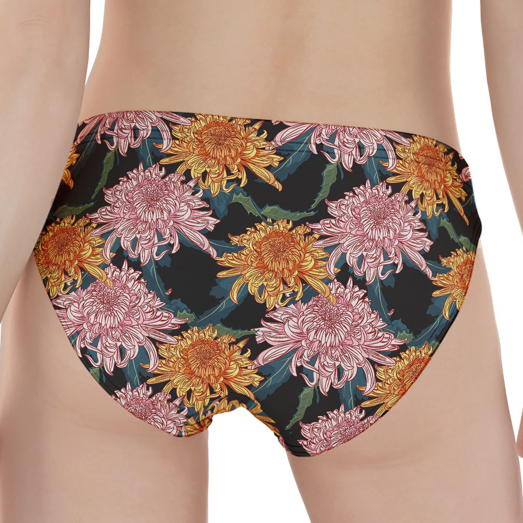 Japanese Chrysanthemum Pattern Print Women's Panties