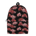 Japanese Cluster Amaryllis Pattern Print School Backpack