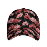 Japanese Cluster Amaryllis Pattern Print Baseball Cap