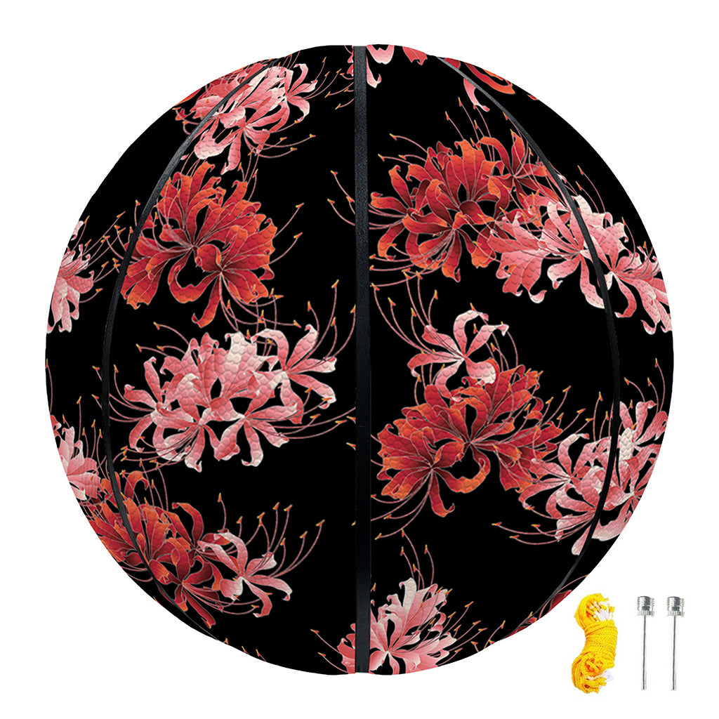 Japanese Cluster Amaryllis Pattern Print Basketball