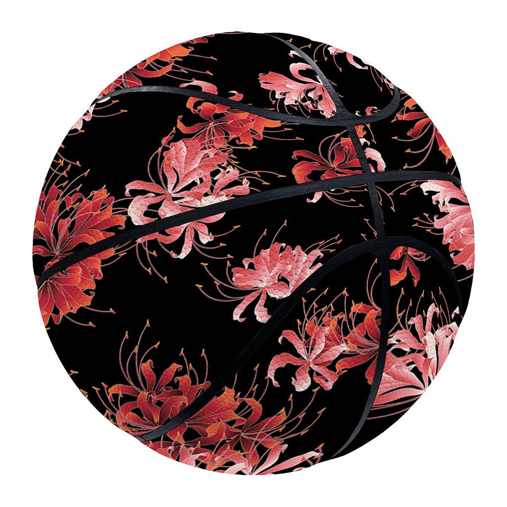 Japanese Cluster Amaryllis Pattern Print Basketball
