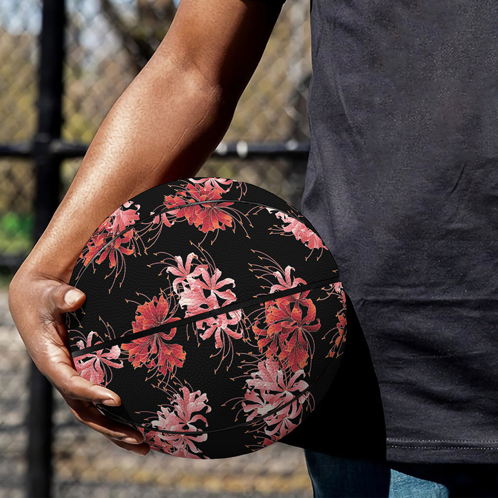 Japanese Cluster Amaryllis Pattern Print Basketball