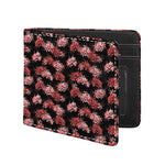Japanese Cluster Amaryllis Pattern Print Bifold Wallet