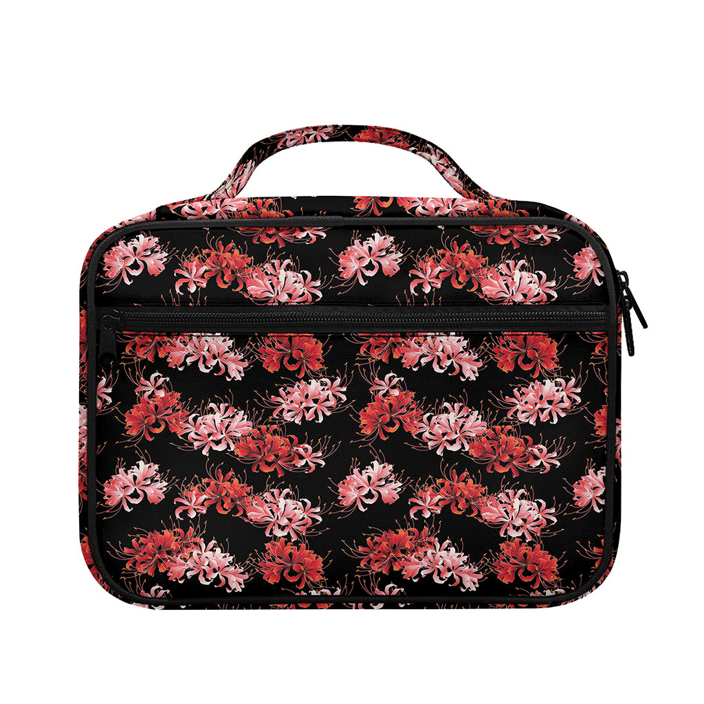 Japanese Cluster Amaryllis Pattern Print Briefcase Bible Bag
