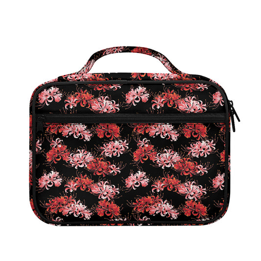 Japanese Cluster Amaryllis Pattern Print Briefcase Bible Bag