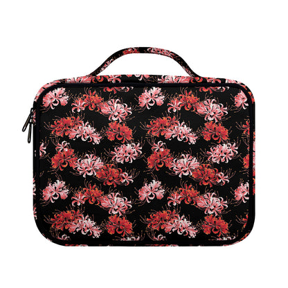 Japanese Cluster Amaryllis Pattern Print Briefcase Bible Bag