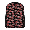 Japanese Cluster Amaryllis Pattern Print Casual Backpack