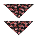 Japanese Cluster Amaryllis Pattern Print Dog Bandana