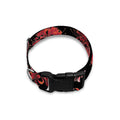 Japanese Cluster Amaryllis Pattern Print Dog Collar