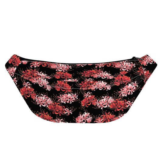 Japanese Cluster Amaryllis Pattern Print Fanny Pack