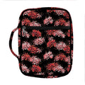 Japanese Cluster Amaryllis Pattern Print Front Pocket Bible Bag