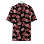 Japanese Cluster Amaryllis Pattern Print Hawaiian Shirt