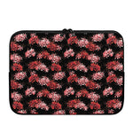Japanese Cluster Amaryllis Pattern Print Laptop Sleeve