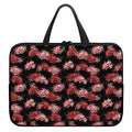 Japanese Cluster Amaryllis Pattern Print Laptop Sleeve With Handle