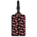 Japanese Cluster Amaryllis Pattern Print Luggage Tag