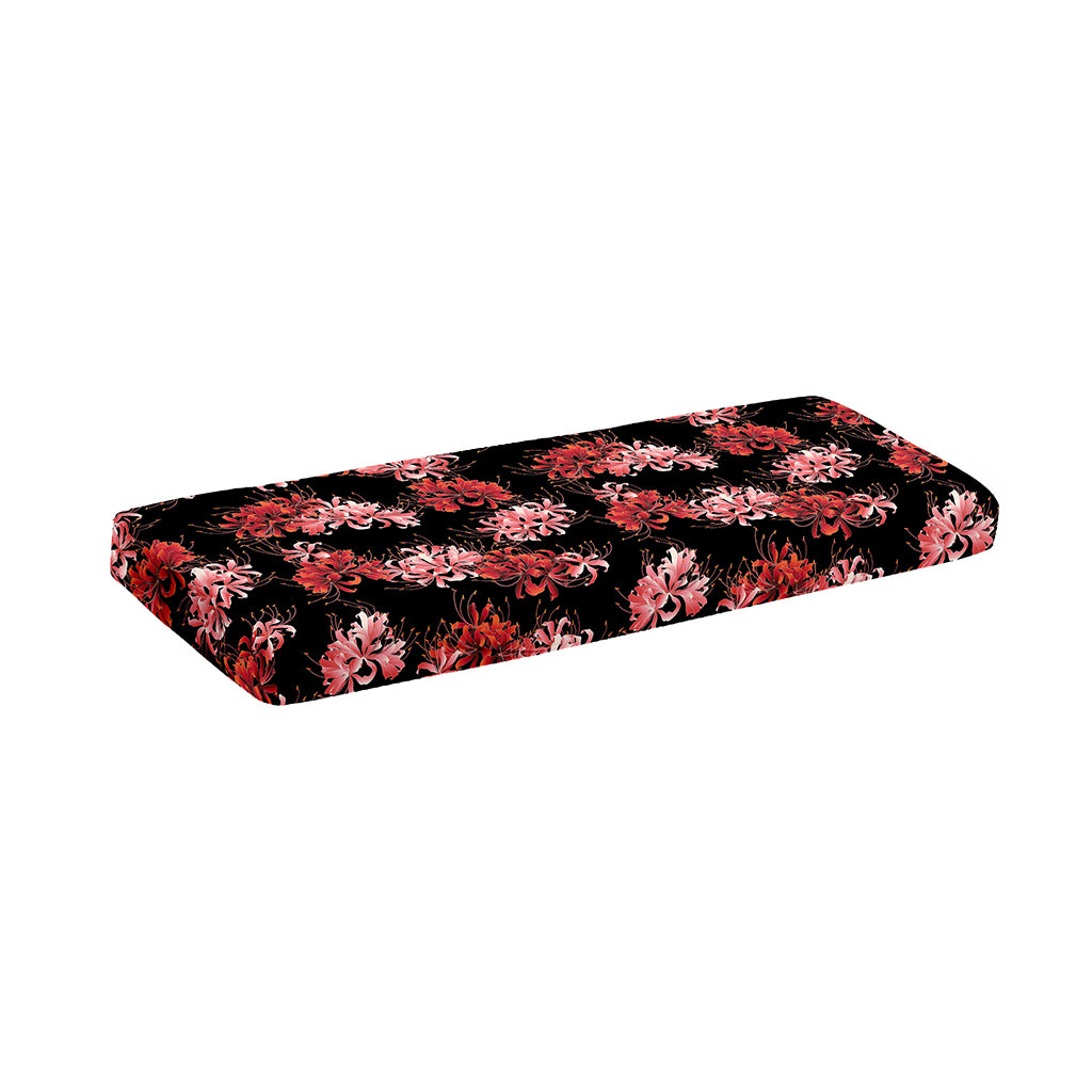 Japanese Cluster Amaryllis Pattern Print Piano Keyboard Cover