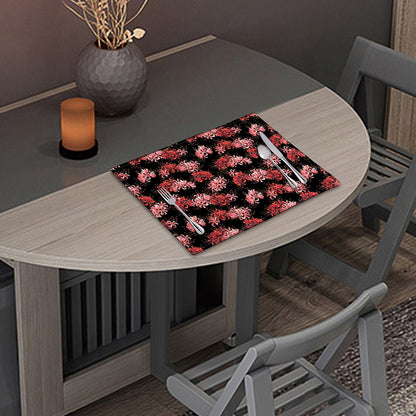 Japanese Cluster Amaryllis Pattern Print Placemat
