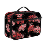 Japanese Cluster Amaryllis Pattern Print Portable Lunch Bag