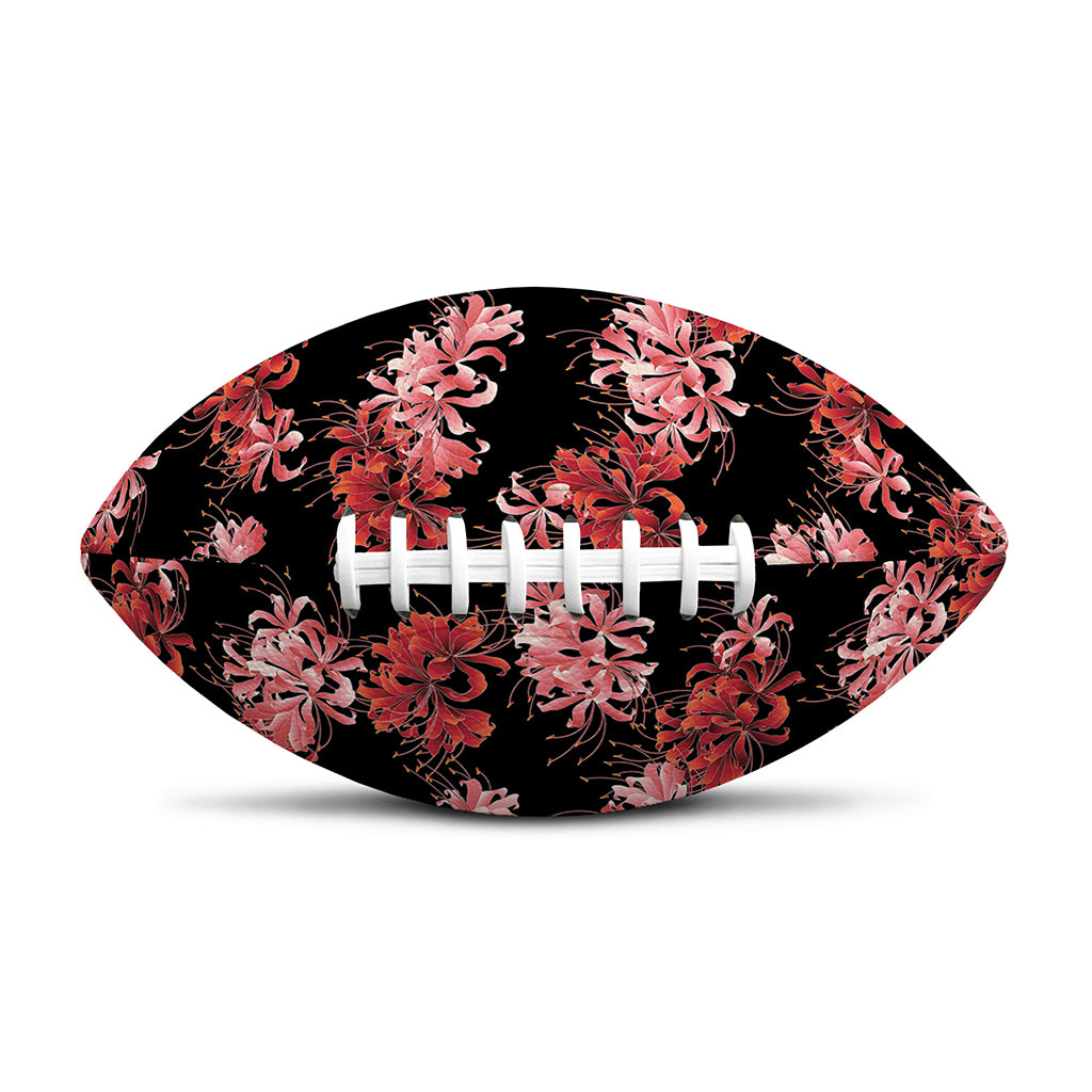 Japanese Cluster Amaryllis Pattern Print Rugby Ball