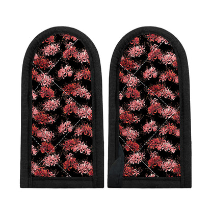 Japanese Cluster Amaryllis Pattern Print Skillet Handle Cover