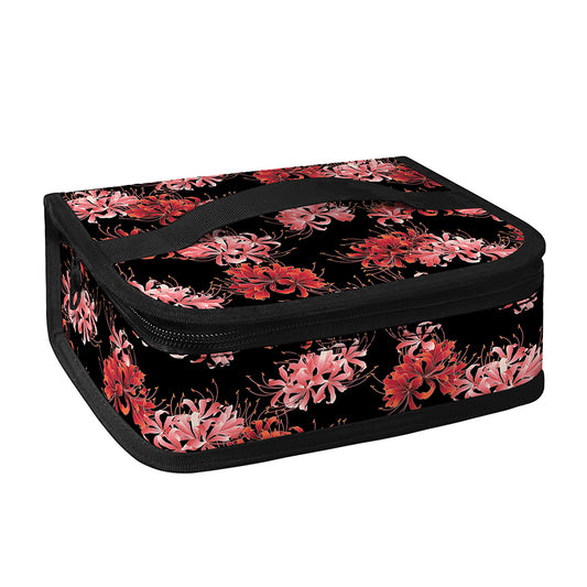Japanese Cluster Amaryllis Pattern Print Small Lunch Bag