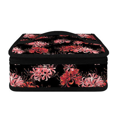 Japanese Cluster Amaryllis Pattern Print Small Lunch Bag