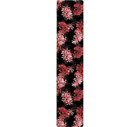 Japanese Cluster Amaryllis Pattern Print Table Runner