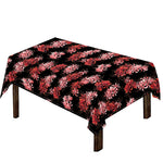 Japanese Cluster Amaryllis Pattern Print Tablecloth