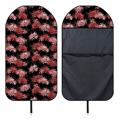 Japanese Cluster Amaryllis Pattern Print Waterproof Car Seat Cover