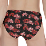 Japanese Cluster Amaryllis Pattern Print Women's Panties