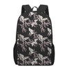 Japanese Crane Bird Pattern Print 17 Inch Backpack