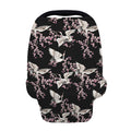 Japanese Crane Bird Pattern Print Baby Seat Cover