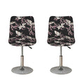 Japanese Crane Bird Pattern Print Bar Stool Covers