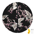 Japanese Crane Bird Pattern Print Basketball