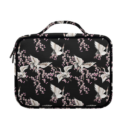 Japanese Crane Bird Pattern Print Briefcase Bible Bag