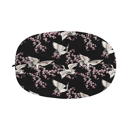Japanese Crane Bird Pattern Print Car Side Mirror Covers