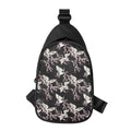 Japanese Crane Bird Pattern Print Sling Bag