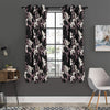 Japanese Crane Bird Pattern Print Curtain