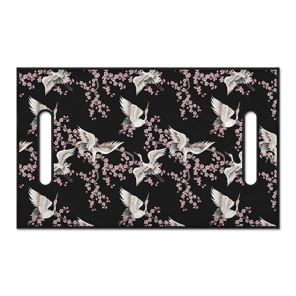 Japanese Crane Bird Pattern Print Golf Cart Seat Cover