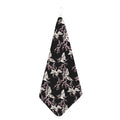 Japanese Crane Bird Pattern Print Hand Towel