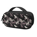 Japanese Crane Bird Pattern Print Portable Cooler Travel Case