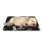Japanese Crane Bird Pattern Print Pet Cooling Mat Cover