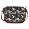 Japanese Crane Bird Pattern Print Saddle Bag