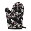Japanese Crane Bird Pattern Print Single Oven Mitt
